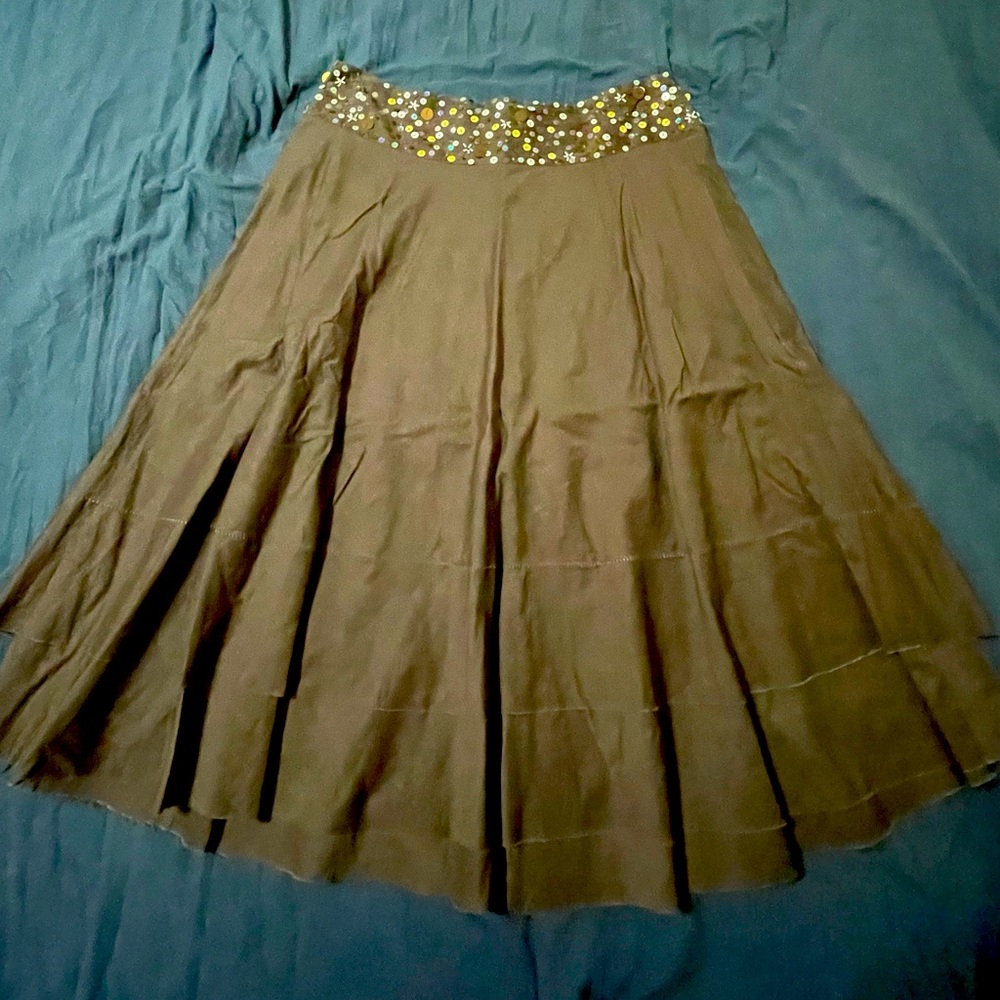 Aquarius beaded skirt